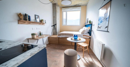Comfy and elegant private single bedroom in Archamps
