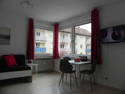 Studio-Apartment - centrally located, Danube + Ulm by foot, private parking, lift, W-LAN