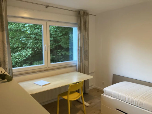 Freshly renovated and furnished 3-room flat with balcony and car parking space