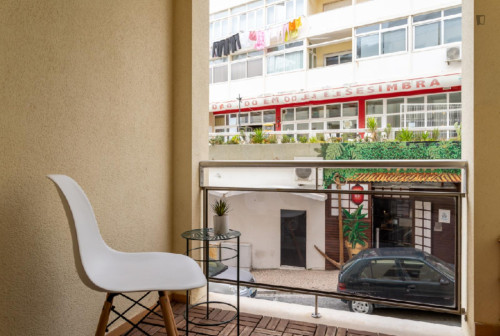 Vibrant 2 Bedroom Apartment with a balcony in front of Sesimbra Beach