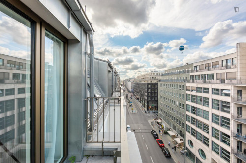 Lovely single bedroom in a brand new building next to Stadtmitte metro station