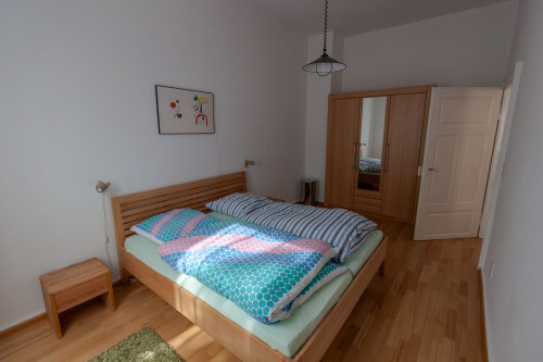 Quiet and charming apartment in central city location with southside view