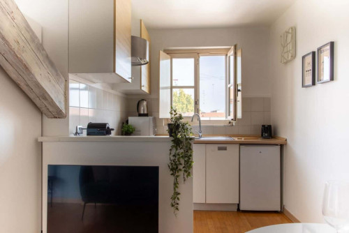 Mansarda luminosa in Porta Romana