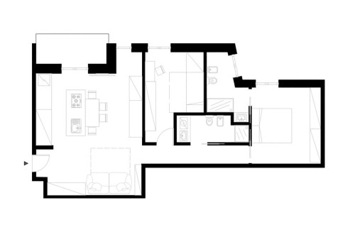 Luminoso trilocale vicino Piazza Cinque Giornate