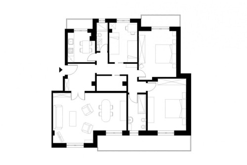 Ampio quadrilocale vicino la metro Lodi