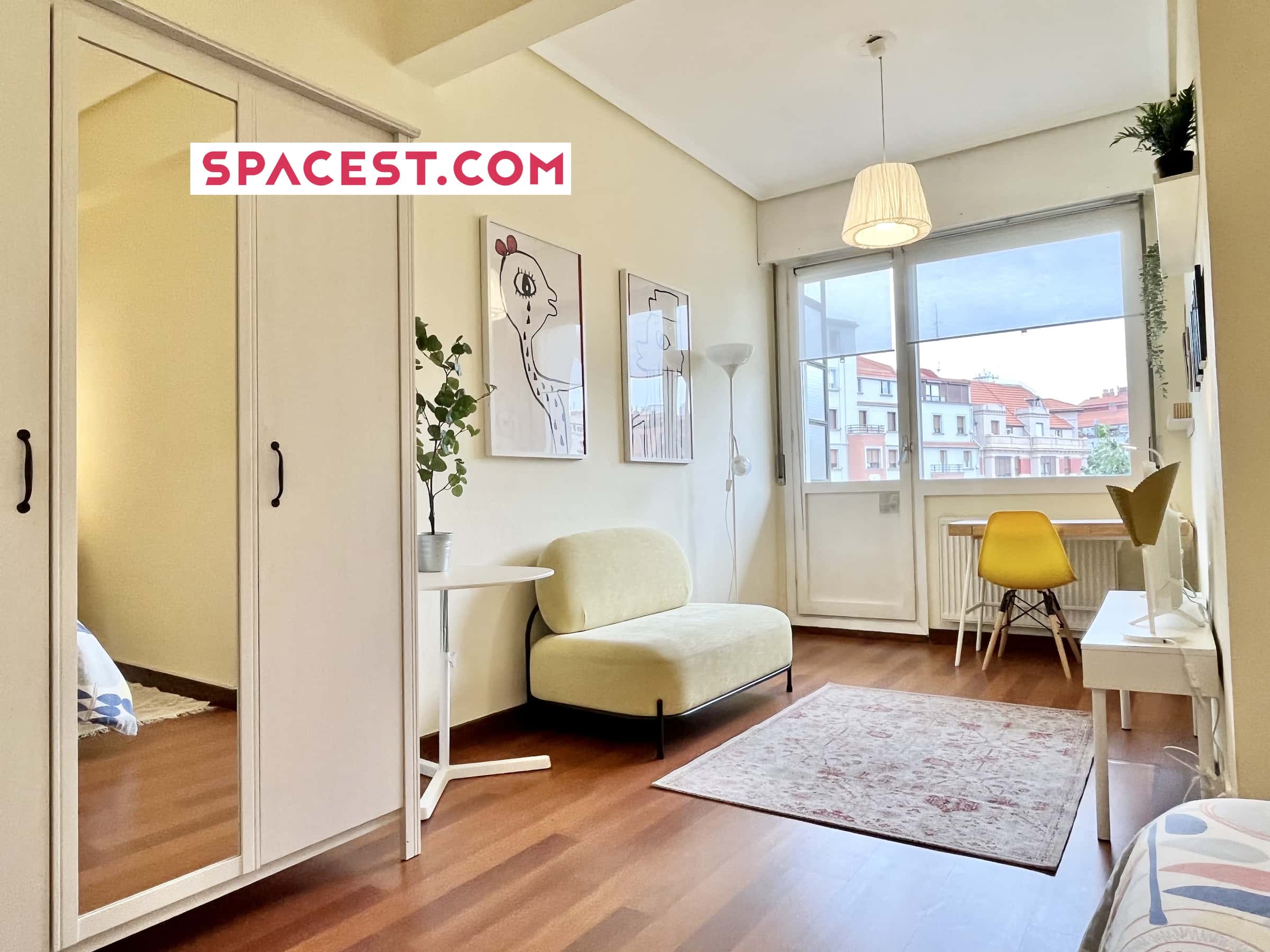 Habitación Con Sala Y Terraza Privada. Ferro 1 - Habitación con sala y terraza privada. Ferro 1 - Gallery - 1