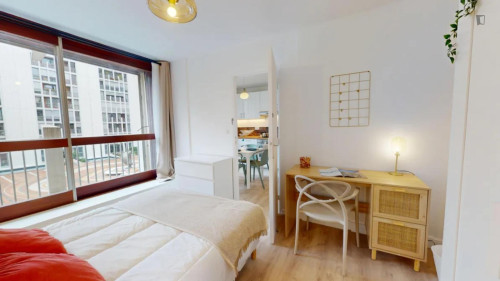 Lovely double bedroom near Lourmel metro