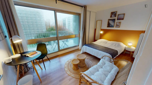 Neat double bedroom near Pont de Sèvres metro