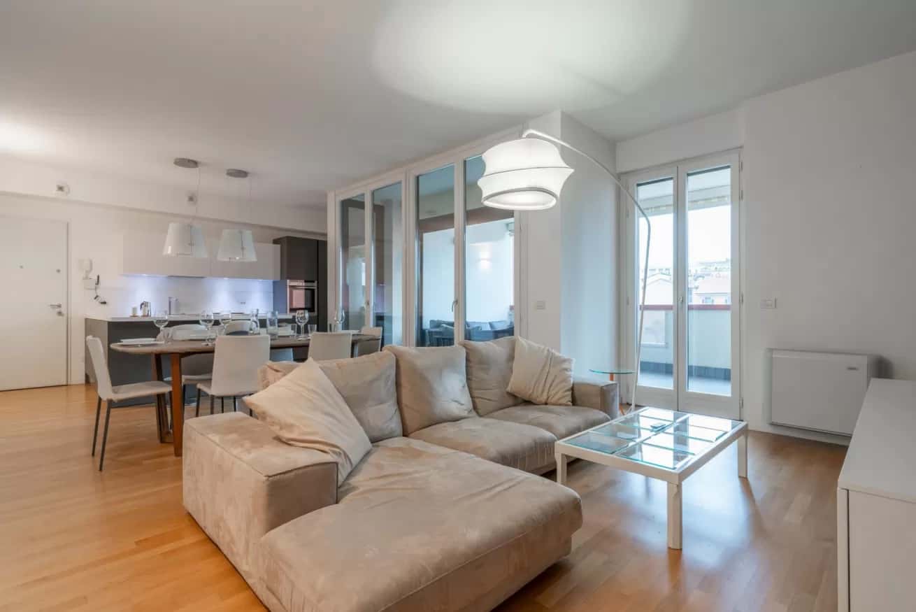  Moderno Quadrilocale Con Terrazza In Zona Cenisio  -  Moderno quadrilocale con terrazza in zona Cenisio  - Gallery -  1