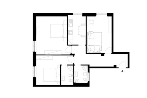 Moderno trilocale in zona Monteverde