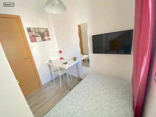 Sunny room near CENTER with A/C in apart., TV 32", lock door. WIFI, water incl. - Gallery - 3