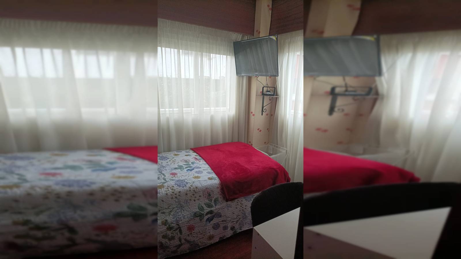 Bedroom 2 - Room in a shared 3-bedroom apartment for rent in Vigo, only females, only students, all bills included. - Gallery - 15