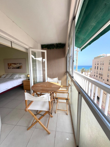 Irresistible 2 Bedroom Apartment with a balcony in front of Mutxavista Beach