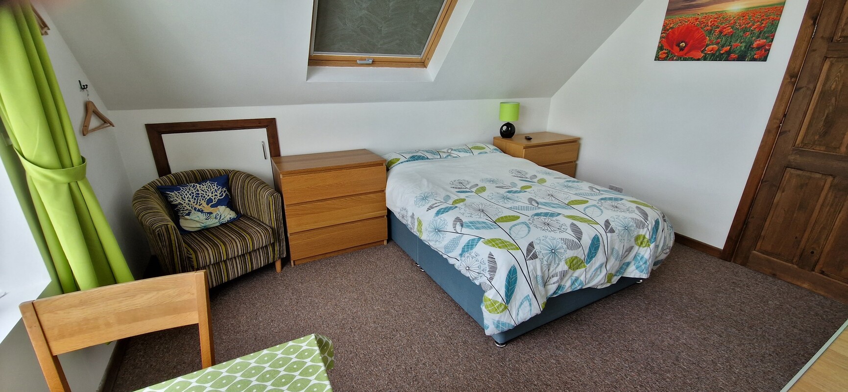  Green Room(Full Room)  -  Spacious peaceful double room  - Gallery -  1