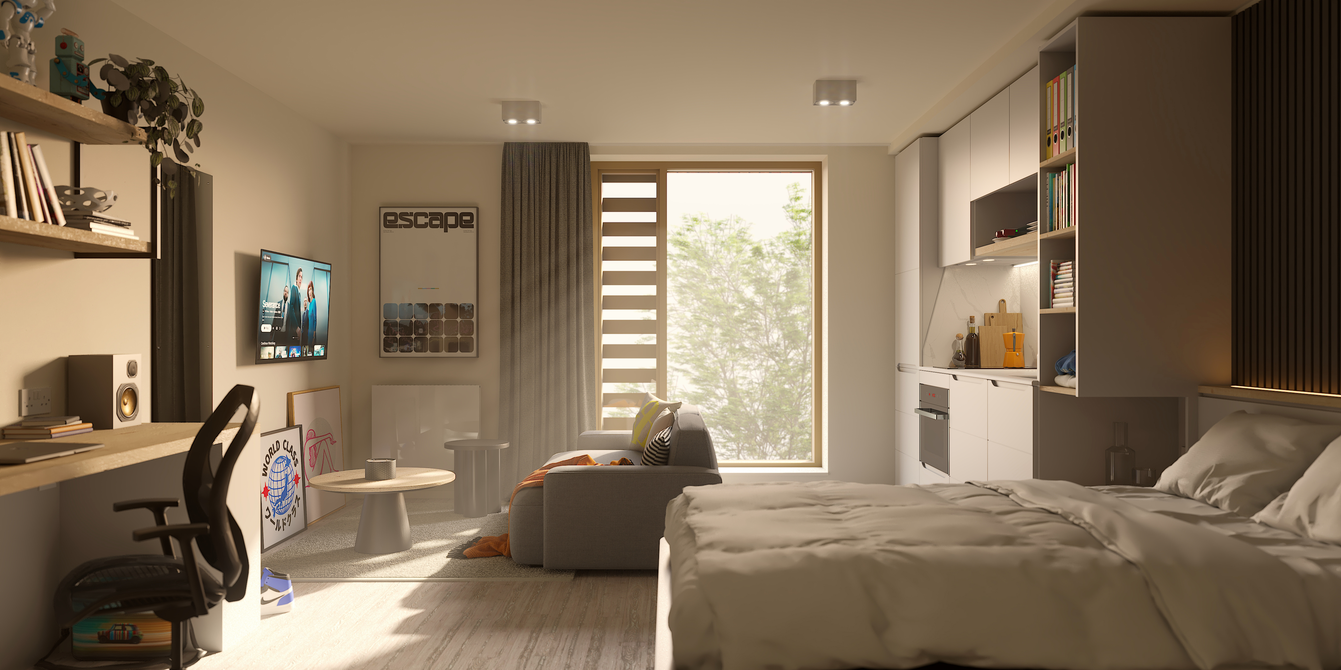 Leazes Park Student Accommodation - Gallery - 32
