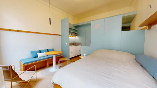 Comfy studio near Pigalle metro station