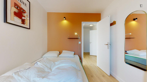 Pleasant double bedroom in Villejuif