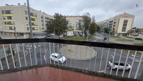 Captivating Double Bedroom with a balcony close to University of Aveiro