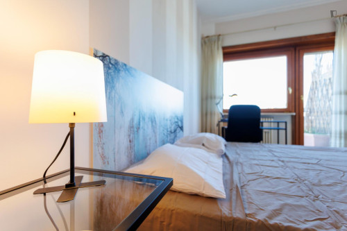 Pleasant double bedroom in Garbatella