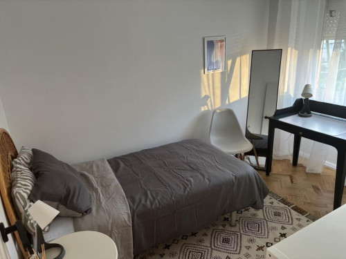 Pleasant single bedroom in Alvalade