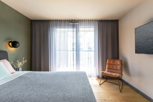 Modern studio with balcony, Motorworld Stuttgart