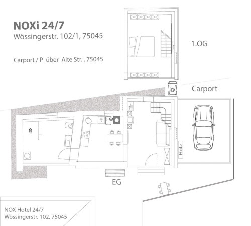 New loft house 90m² | Carport | Fireplace | Washing machine | Quiet