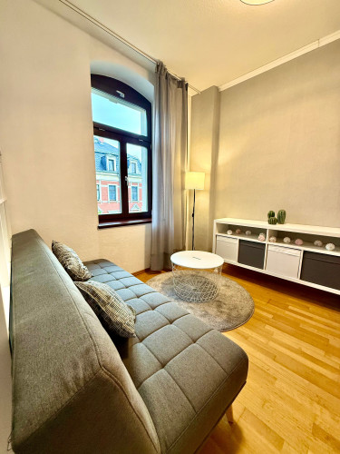 Modern & Renovated | Furnished Apartment with Balcony & Internet Included | Dresden-Pieschen