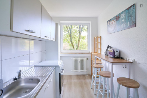 Amazing single bedroom with a balcony, in Wersten