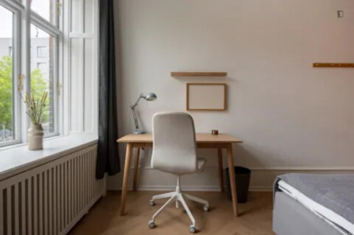 Wonderful double bedroom near the Copenhagen University