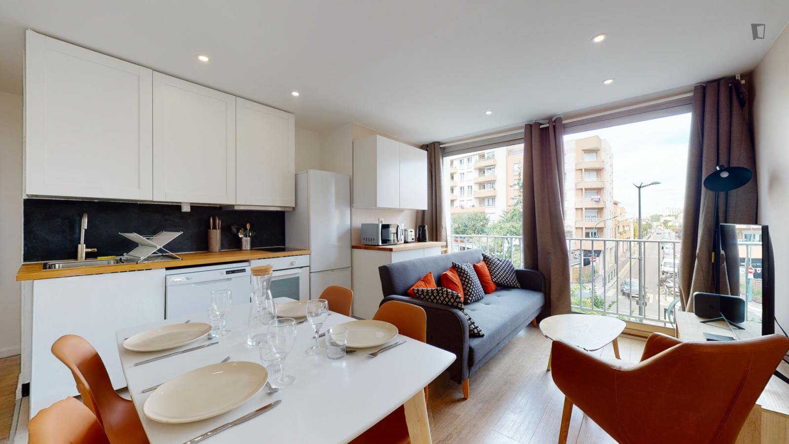  Single Room  -  Pleasant double bedroom near the Bois-Colombes train station  - Gallery -  3