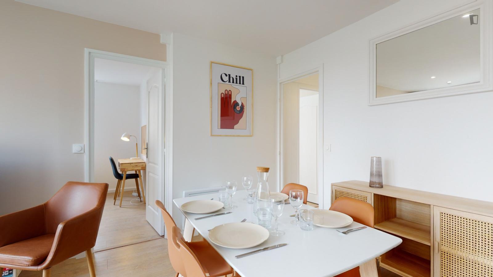  Single Room  -  Pleasant double bedroom near the Bois-Colombes train station  - Gallery -  2