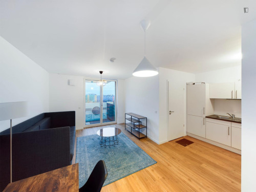 Unfurnished 1-bedroom apartment in Herzberge