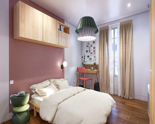Lovely double ensuite bedroom in the Hôpital-Saint-Louis neighbourhood