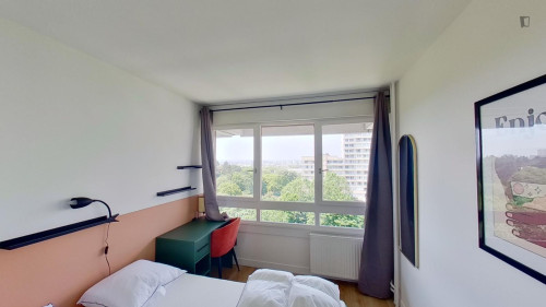 Excellent double bedroom near Université Paris Nanterre 