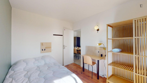 Snug double bedroom in Villejuif