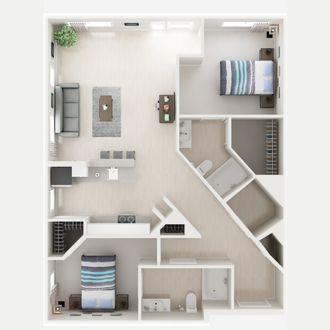  2B  -  The Edge | Student Housing  - Gallery -  1