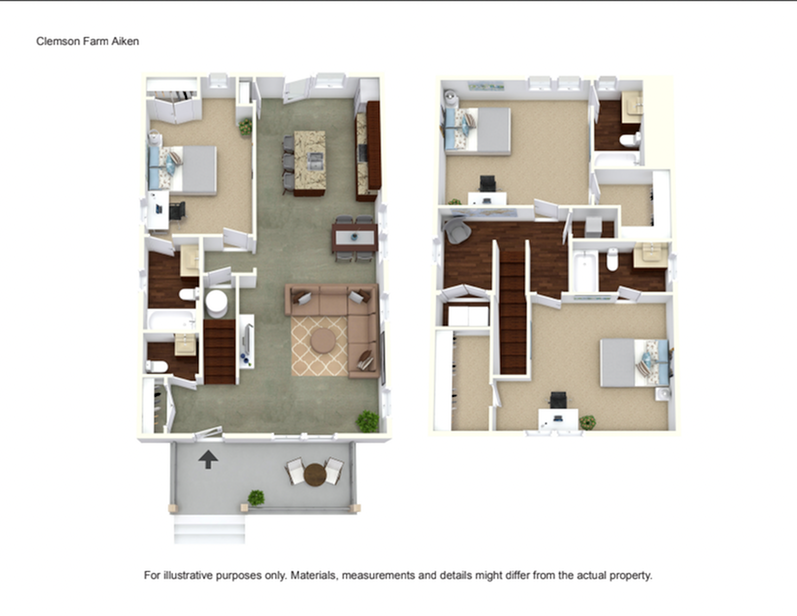  3BR Aiken - The Farm  -  The District at Clemson | Student Housing  - Gallery -  2