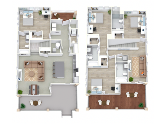  4BR The Veranda - The Estate  -  The District at Clemson | Student Housing  - Gallery -  2