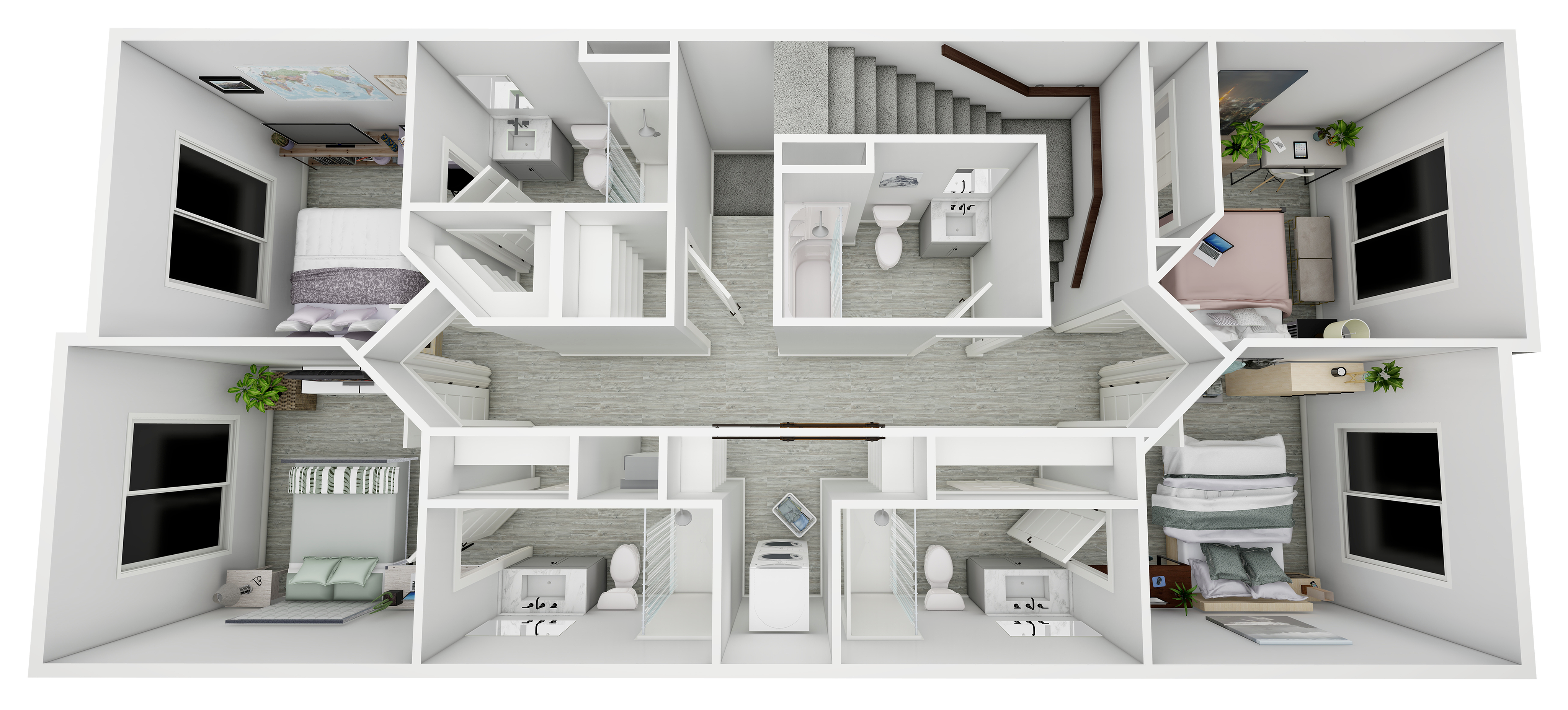  Furnished Townhome  -  Lofts on 8th | Student Housing  - Gallery -  3