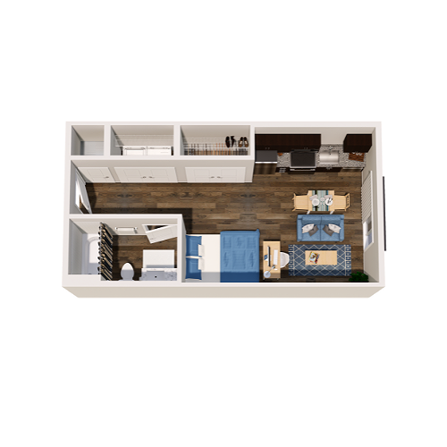  S1 | Studio  -  Vue on Walnut | Student Housing  - Gallery -  1