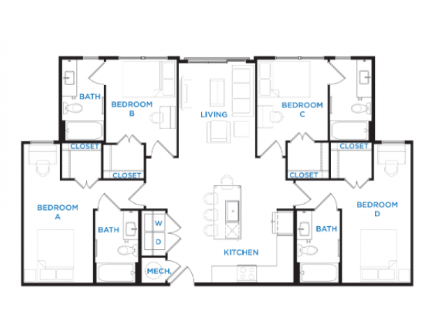  D2  -  Berkeley House | Student Housing  - Gallery -  1