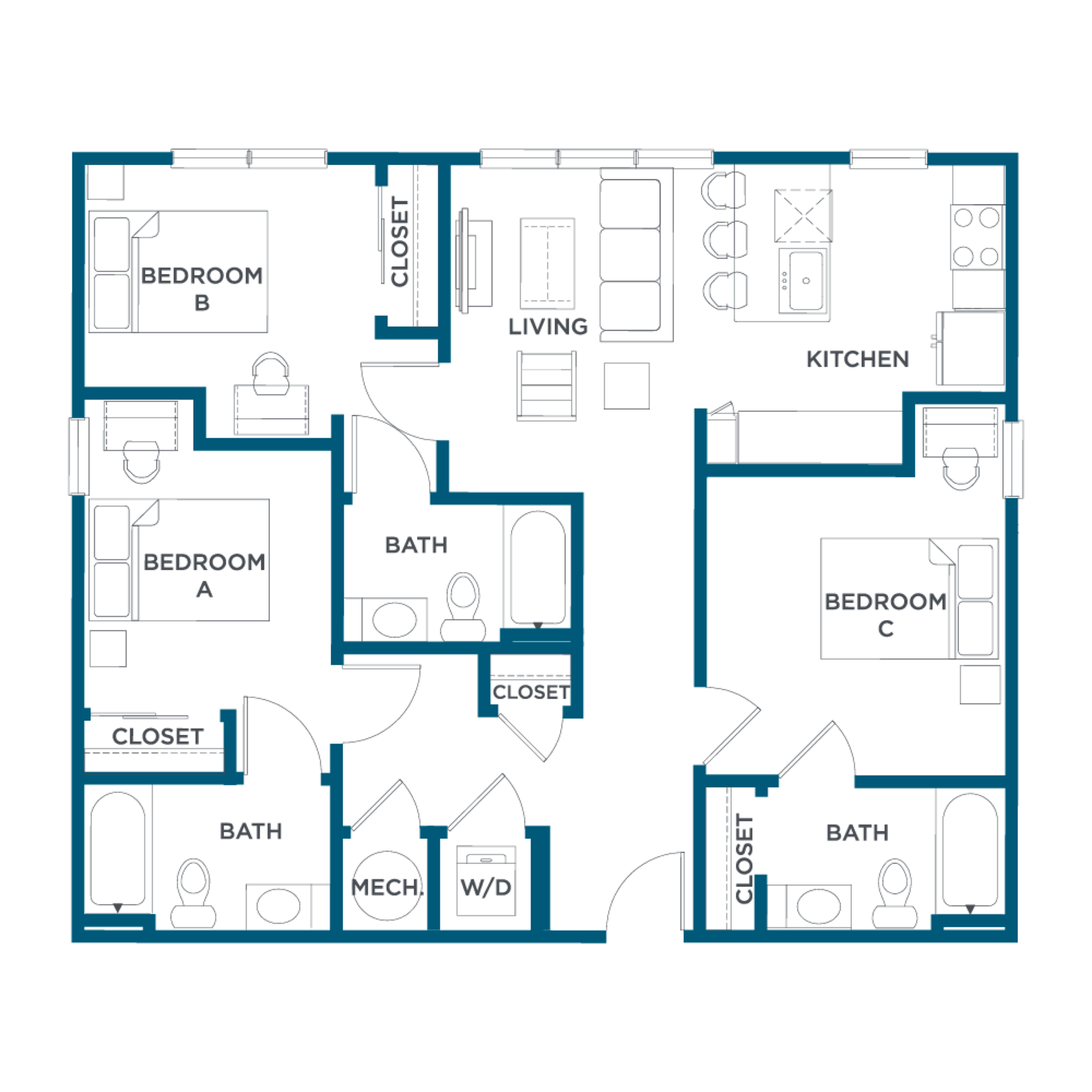  C3  -  The Hudson | Student Housing  - Gallery -  1