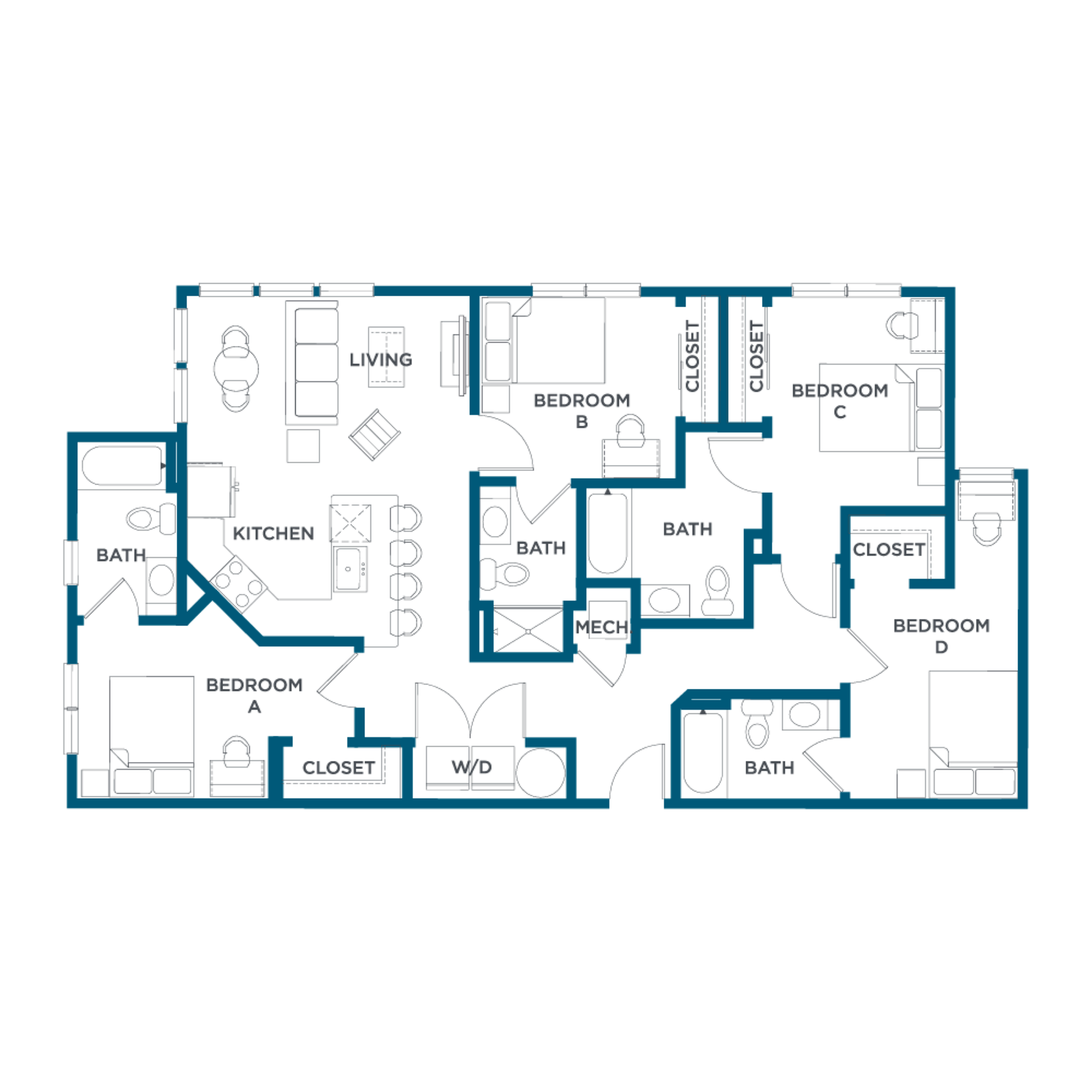  D1-A  -  The Hudson | Student Housing  - Gallery -  2