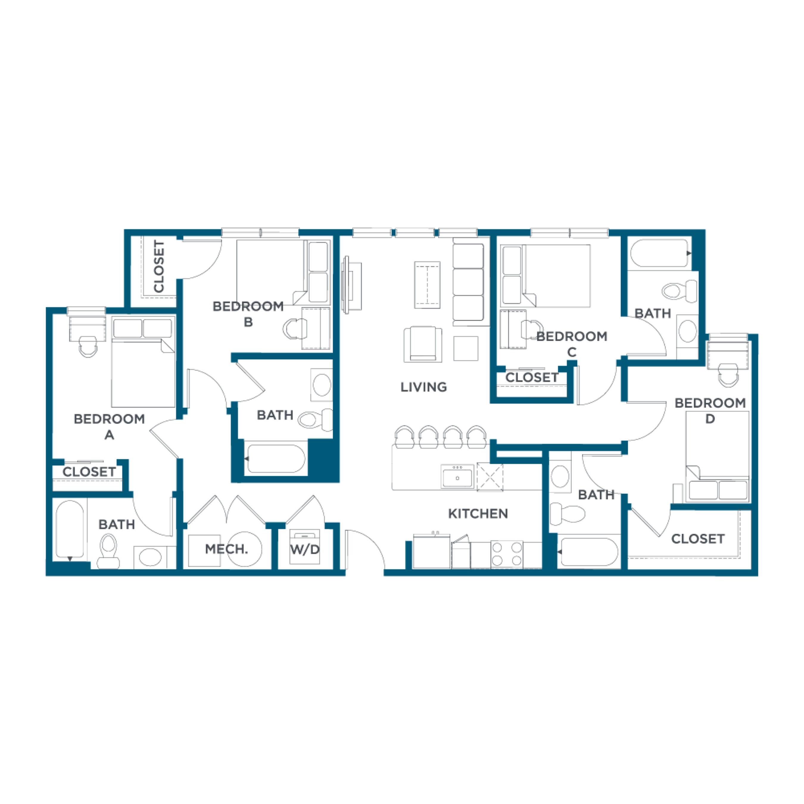  D2-2  -  The Hudson | Student Housing  - Gallery -  1