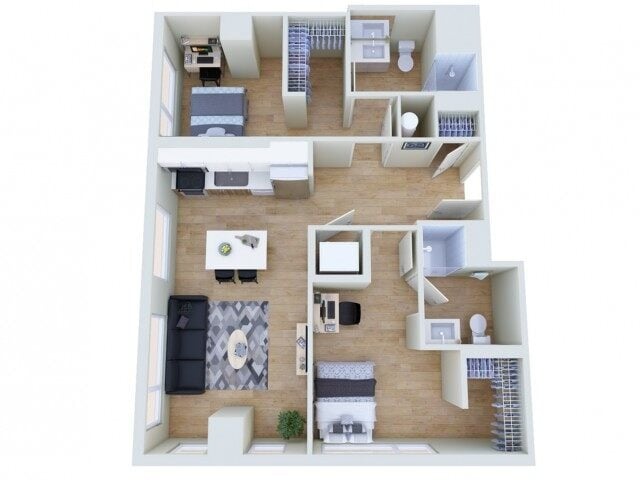  2x2 Suite  -  The Connector  - Gallery -  1