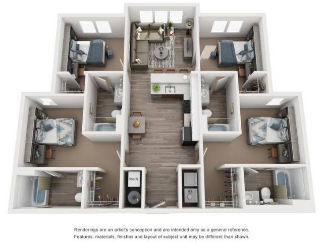  B1  -  The Locale Fayetteville | Student Housing  - Gallery -  1