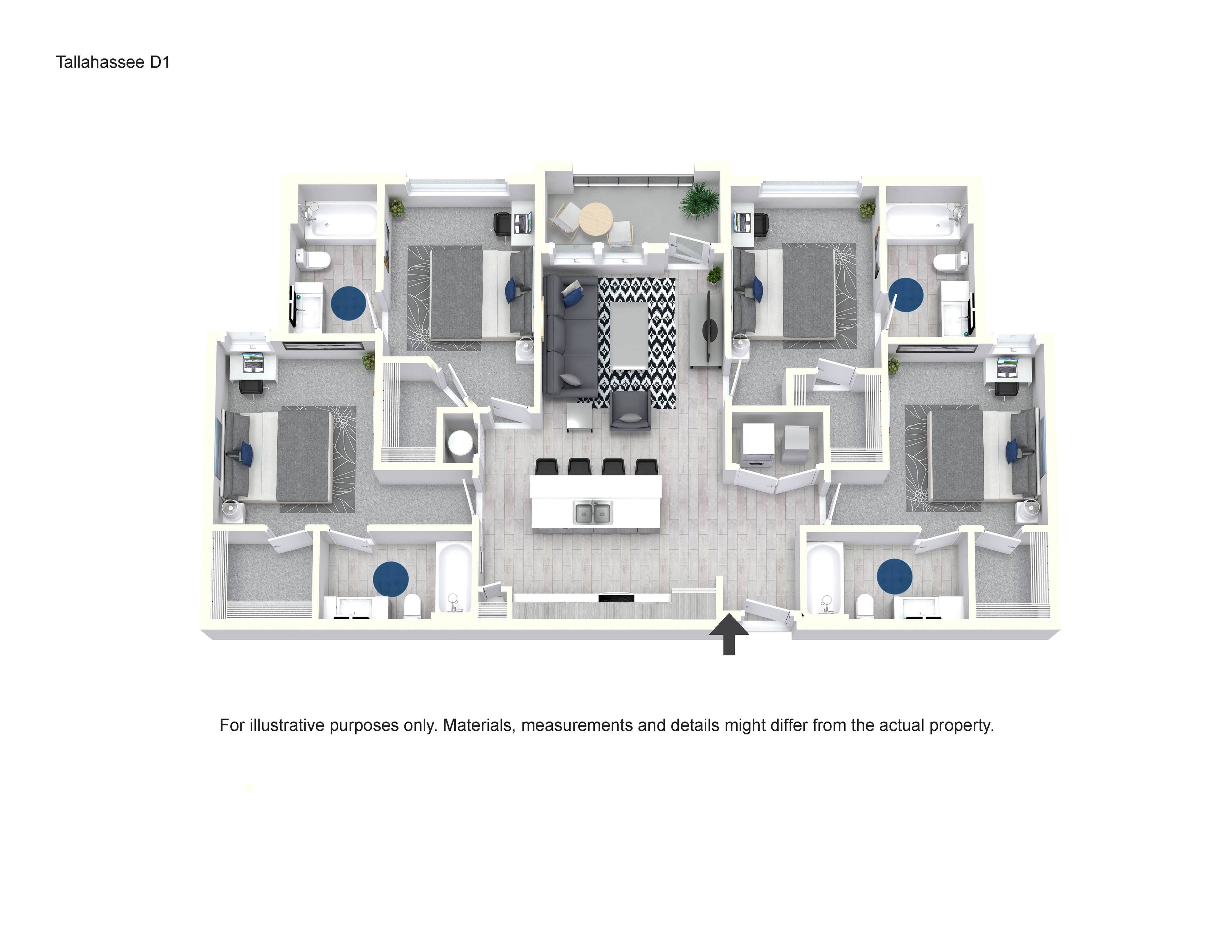  D1  -  The Locale Tallahassee | Student Housing  - Gallery -  1
