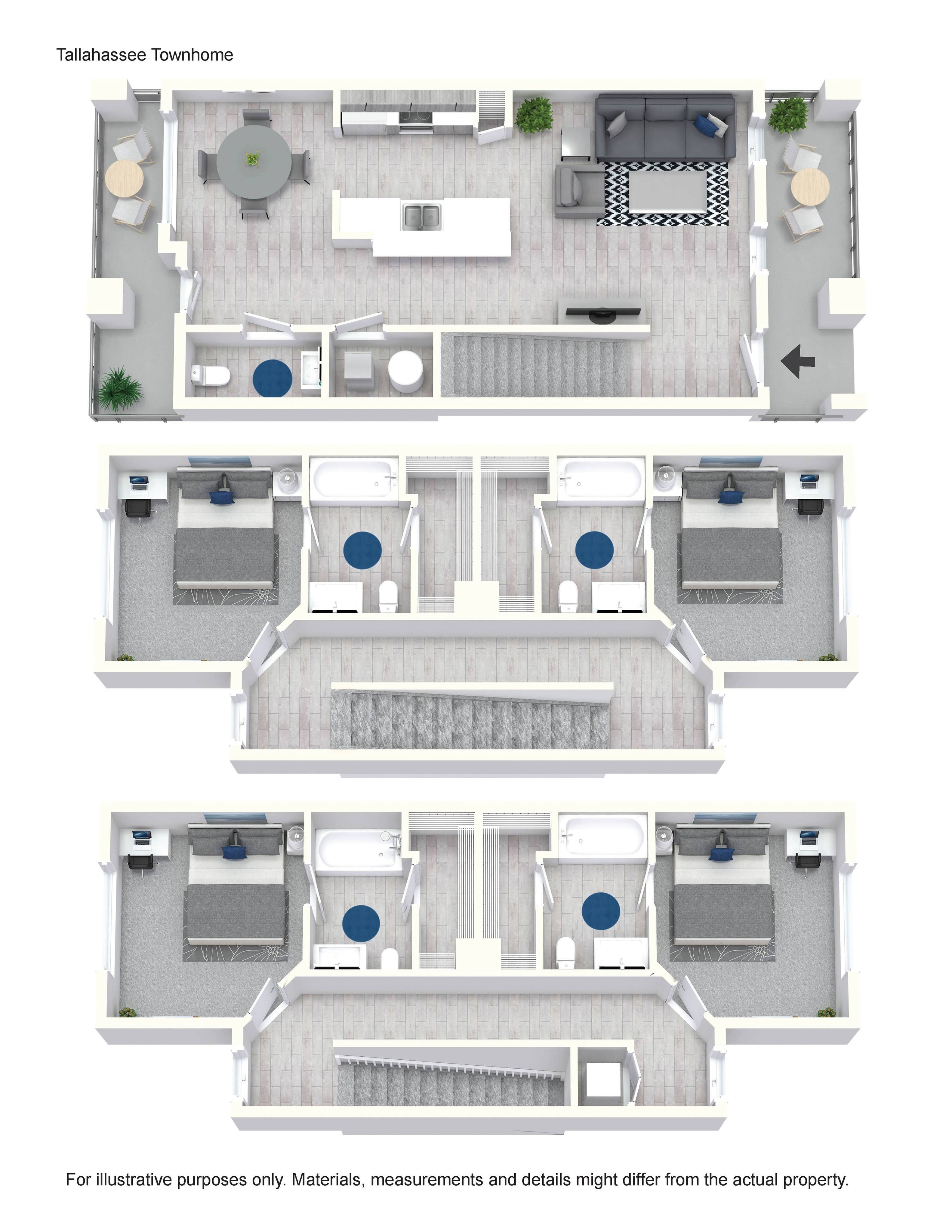  D3 TH  -  The Locale Tallahassee | Student Housing  - Gallery -  1