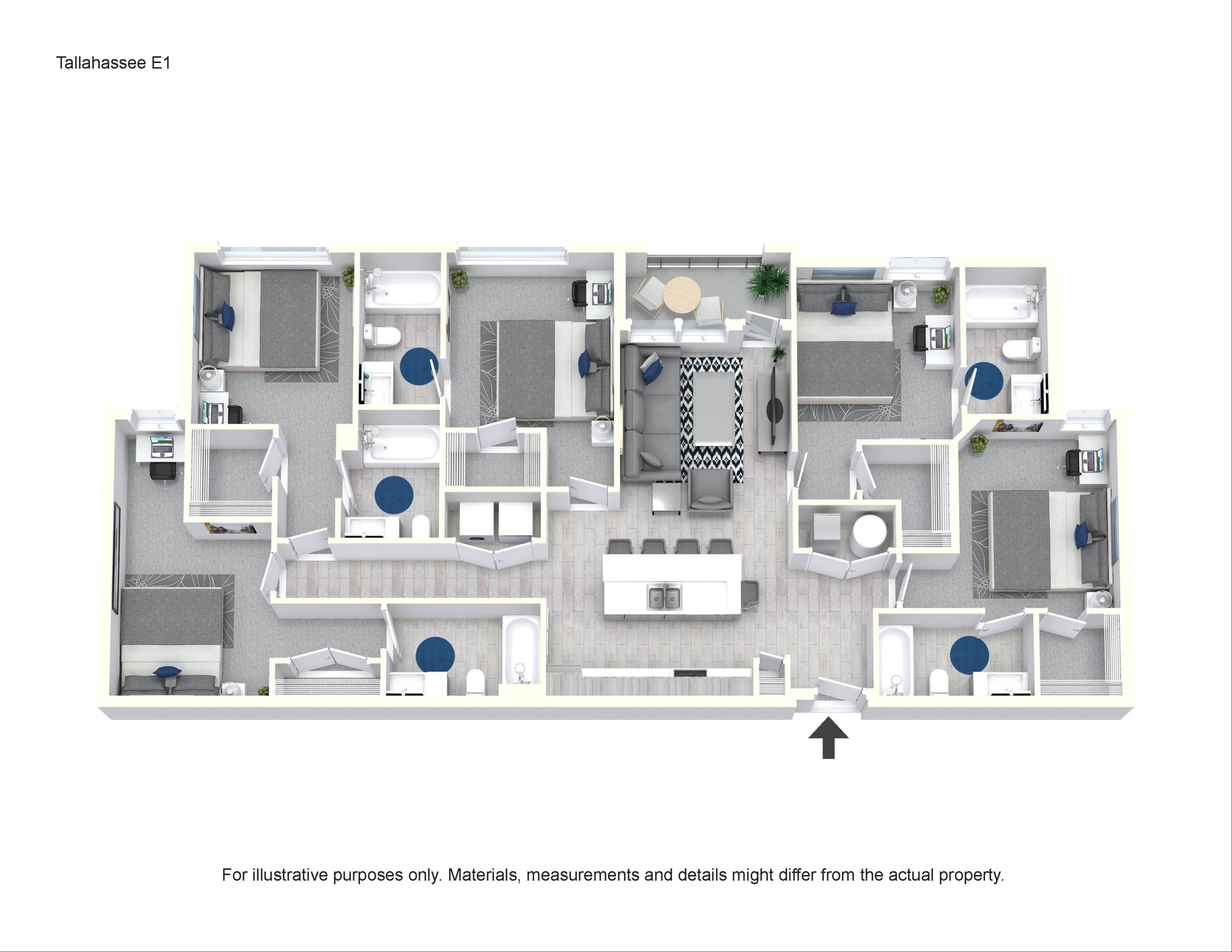  E1  -  The Locale Tallahassee | Student Housing  - Gallery -  1