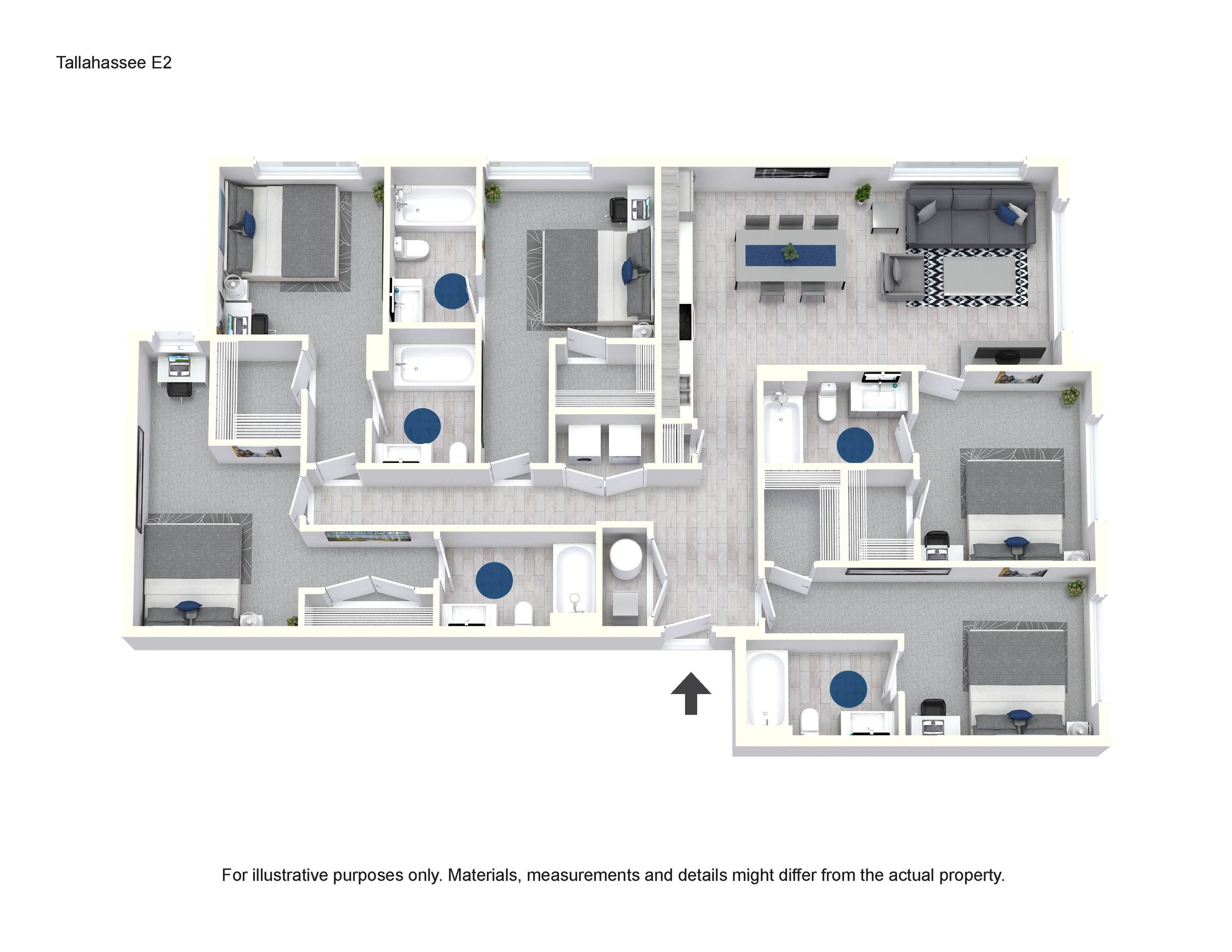  E2  -  The Locale Tallahassee | Student Housing  - Gallery -  1